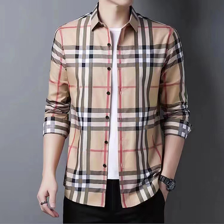 2022Designer men Blouses Shirts Fashion Classic Summer New Plaid T-Shirt Plus Size Casual Long Sleeve Top Asian Size -3XL
2022Designer men Blouses Shirts Fashion Classic Summer New Plaid T-Shirt Plus Size Casual Long Sleeve Top Asian Size -3XL