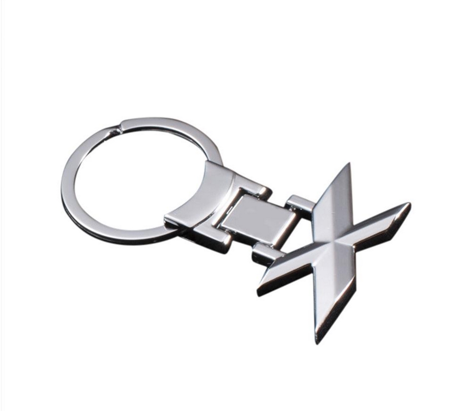 Car Key Chain X 7 1 5 3 6 8 Shape Key Ring Adult Zinc Alloy Emblem Keyring For BMW X1 X3 X5 E3 E5 Z4