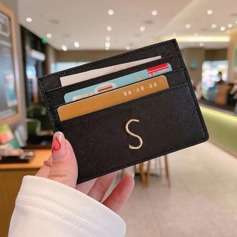 Luxury Designer S Card Holders Mens Wallets Womens Purses Black Leather Double Sided Credit Cards Coin Purse Soft Mini Wallet With Box, Customize (please consult me)
Luxury Designer S Card Holders Mens Wallets Womens Purses Black Leather Double Sided Credit Cards Coin Purse Soft Mini Wallet With Box, Customize (please consult me)