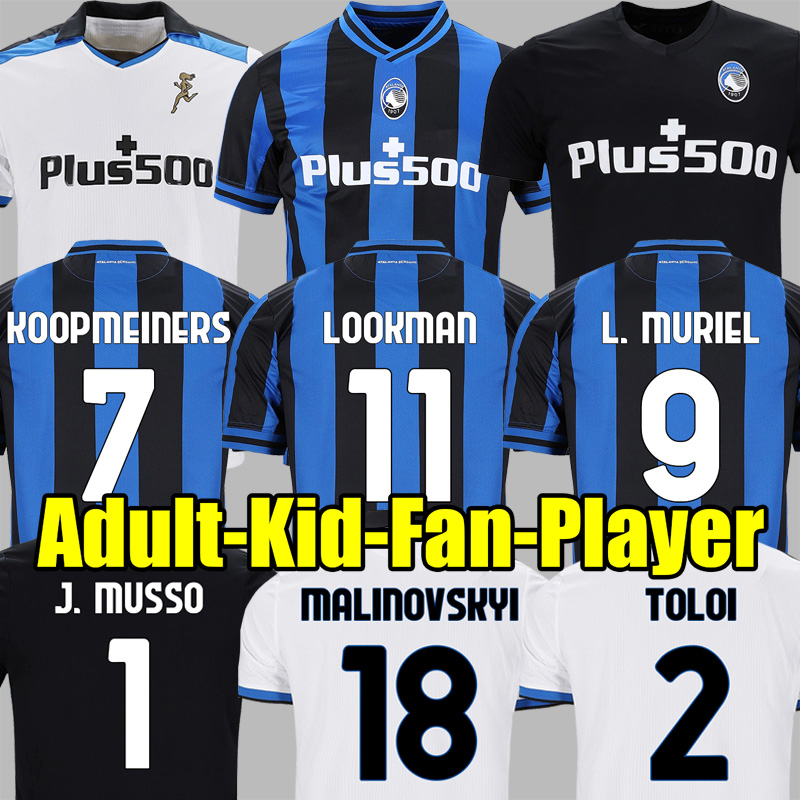 Atalanta FC Soccer Jerseys LOOKMAN 2022 2023 MURIEL ILICIC DE ROON DUVAN ATA BC Bergamasca maglia da calcio Men kids kit 22 23 Football Shirts Uniforms 121060 jersey, Away patch 2
Atalanta FC Soccer Jerseys LOOKMAN 2022 2023 MURIEL ILICIC DE ROON DUVAN ATA BC Bergamasca maglia da calcio Men kids kit 22 23 Football Shirts Uniforms 121060 jersey, Away patch 2