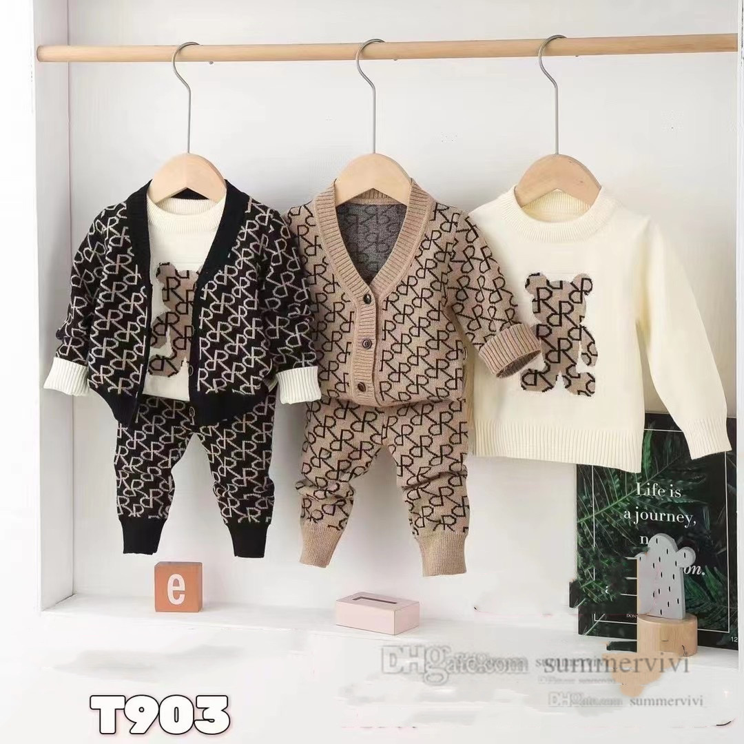 Baby boys letter clothes sets toddler kids bear kintted sweater pullover hooded cardigan outwear pants 3pcs autumn children outfits Q8485, Black 919
Baby boys letter clothes sets toddler kids bear kintted sweater pullover hooded cardigan outwear pants 3pcs autumn children outfits Q8485, Black 919