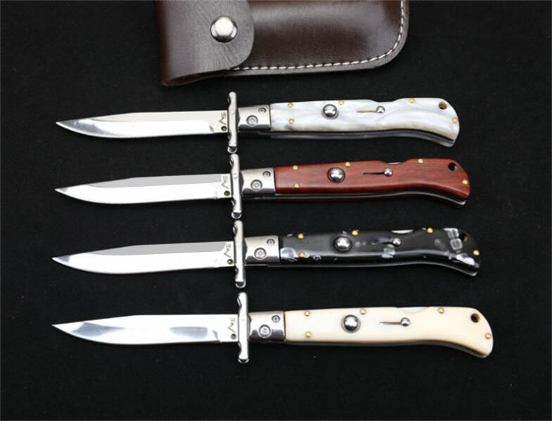 4Models 9 inch Italian mafia Godfather knife Single action Automatic Tactical knifes 440C Blade self-defense Hunting Pocket knives 10 inch 3400 4300 UT85 UT88 C07
4Models 9 inch Italian mafia Godfather knife Single action Automatic Tactical knifes 440C Blade self-defense Hunting Pocket knives 10 inch 3400 4300 UT85 UT88 C07