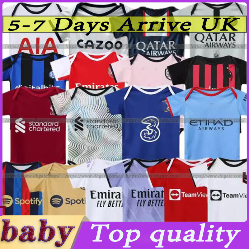 2022 Baby Soccer Jersey 22 23 Real Madrids psgs MANS UTD CFC LVP Barcelonas football shirt Kids Kit 9-18 Months Shirt, 22/32 baby
2022 Baby Soccer Jersey 22 23 Real Madrids psgs MANS UTD CFC LVP Barcelonas football shirt Kids Kit 9-18 Months Shirt, 22/32 baby