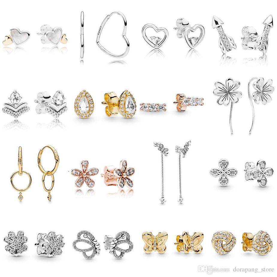 NEW 100% 925 Sterling Silver pandora Earrings Ear Studs charm Beads Fit Original DIY Dangler Whole factory212s
NEW 100% 925 Sterling Silver pandora Earrings Ear Studs charm Beads Fit Original DIY Dangler Whole factory212s