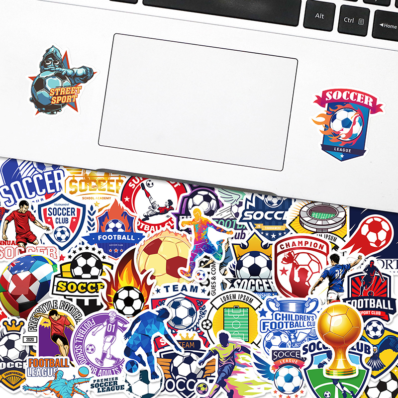 2022 Qatar world cup Sticker Phone Laptop Skateboard Car Stickers Pack for Luggage Guitar Helmet Sticker