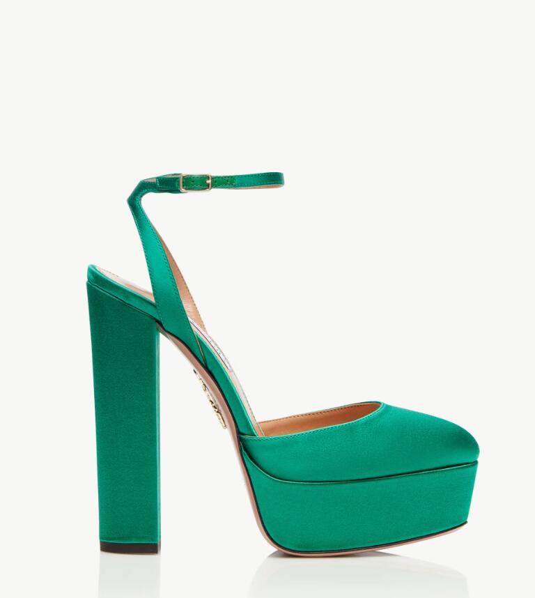 Fashion Party Wedding Bridal Tequila Sandal So High Plateau Shoes Women's Dress Crystal Lady High Heels Nude Black Summer Gladiator Sandalias EU35-43