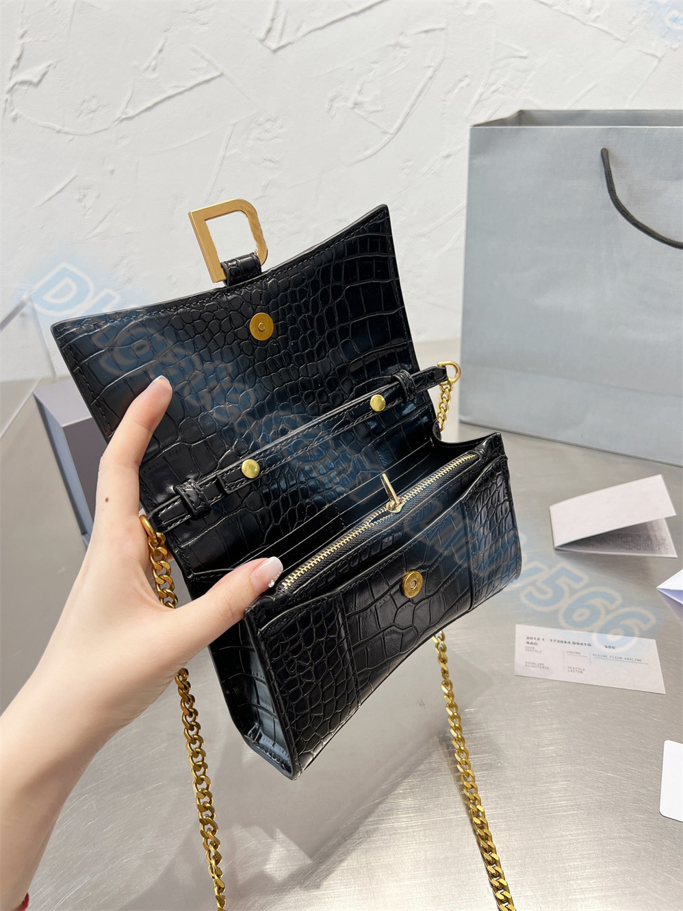 designer bag designer handbag shoulder cross wallet crocodile half moon backpack letter shopping bag chain shoulder strap buckle zipper 6P4T PZ75, No bag
designer bag designer handbag shoulder cross wallet crocodile half moon backpack letter shopping bag chain shoulder strap buckle zipper 6P4T PZ75, No bag