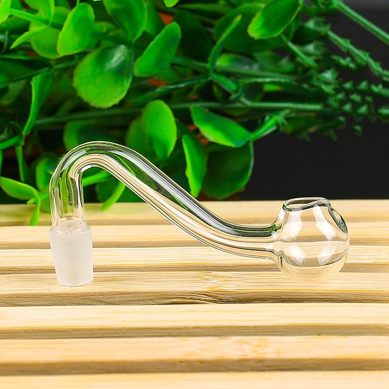 Pyrex Glass Oil Burner pipe 10mm male Female Clear Glass pipes adapter banger Nail for water bong
