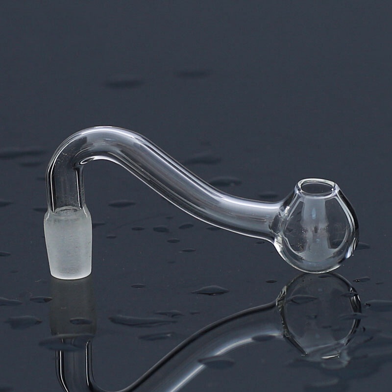 Pyrex Glass Oil Burner pipe 10mm male Female Clear Glass pipes adapter banger Nail for water bong
