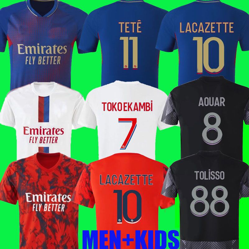 OL soccer jersey 22 23 Maillot Lyon home away 2022 2023 third 4TH digital fourth football shirt TOKO EKAMBI BRUNO G CHERKI AOUAR HOME KADEWER men kids kit uniforms 222, Brown
OL soccer jersey 22 23 Maillot Lyon home away 2022 2023 third 4TH digital fourth football shirt TOKO EKAMBI BRUNO G CHERKI AOUAR HOME KADEWER men kids kit uniforms 222, Brown