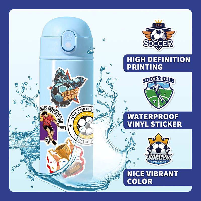 2022 Qatar world cup Sticker Phone Laptop Skateboard Car Stickers Pack for Luggage Guitar Helmet Sticker