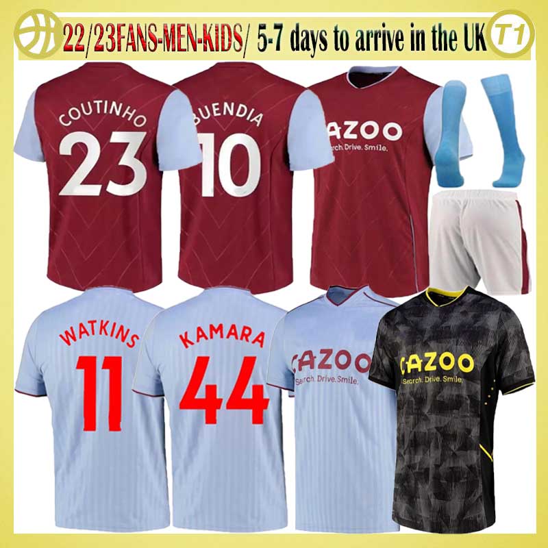 22 23 Aston Villaes Soccer Jerseys 2022 2023 KAMARA WATKINS BUENDIA McGINN EL GHAZI DOUGLAS LUIZ MINGS KONSA CASH COUTINHO Football men kids kit shirts, Home+player
22 23 Aston Villaes Soccer Jerseys 2022 2023 KAMARA WATKINS BUENDIA McGINN EL GHAZI DOUGLAS LUIZ MINGS KONSA CASH COUTINHO Football men kids kit shirts, Home+player