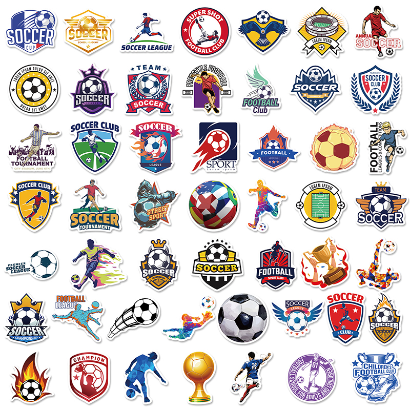 2022 Qatar world cup Sticker Phone Laptop Skateboard Car Stickers Pack for Luggage Guitar Helmet Sticker