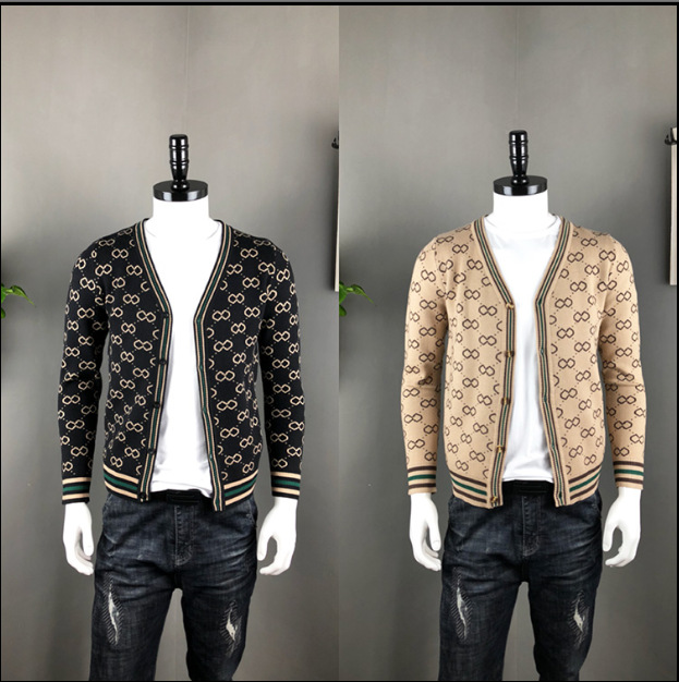 Mens hoodies Men's Sweaters Sweater Cardigan Men Casual V-Neck Shirt Autumn Winter Slim Fit Long Sleeve Mens Knitted Pull Homme Tops Pullovers Size S-3XL