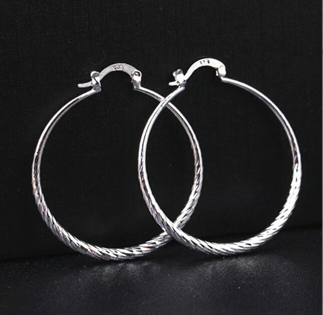 925 sterling silver Ear hoop earrings hyperbole big Ear ring mix 9 style 9pairs/lot fashion Jewelry