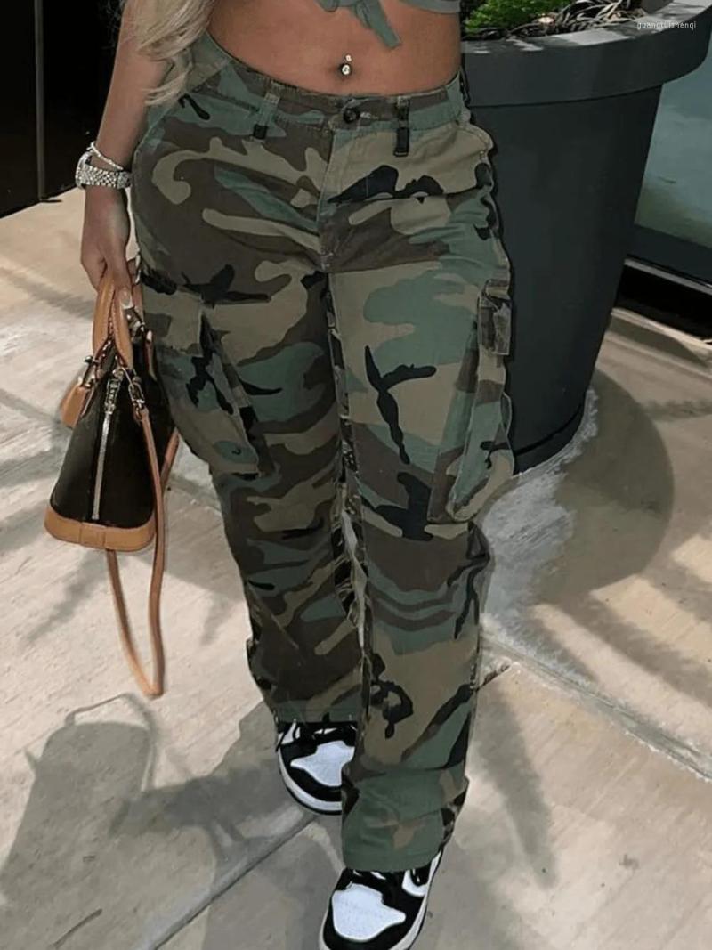 Pants LW Plus Size Camo Print Side Pocket Cargo Camouflage Mid Waist Casual Women Regular Leisure Lady, Green
Pants LW Plus Size Camo Print Side Pocket Cargo Camouflage Mid Waist Casual Women Regular Leisure Lady, Green