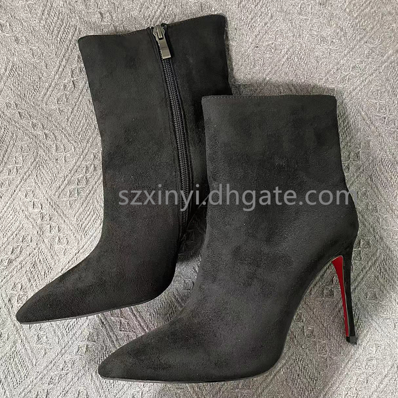 Premium Quality Fashion Women's Suede High-heeled Boots for Women Black High Heels EU35-45
Premium Quality Fashion Women's Suede High-heeled Boots for Women Black High Heels EU35-45