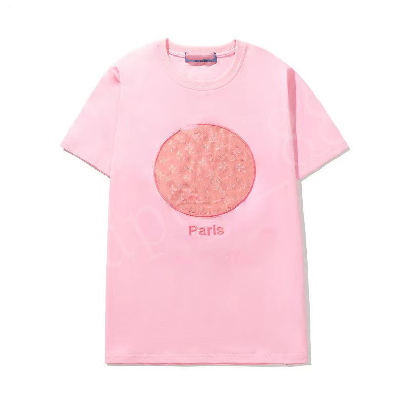 Embroidery Men's T-Shirts Original Letter Flower Print Designer T Shirts Black White Pink Color Women Popular Summer Short Sleeve Clothes Couples Causal Cloth
Embroidery Men's T-Shirts Original Letter Flower Print Designer T Shirts Black White Pink Color Women Popular Summer Short Sleeve Clothes Couples Causal Cloth
