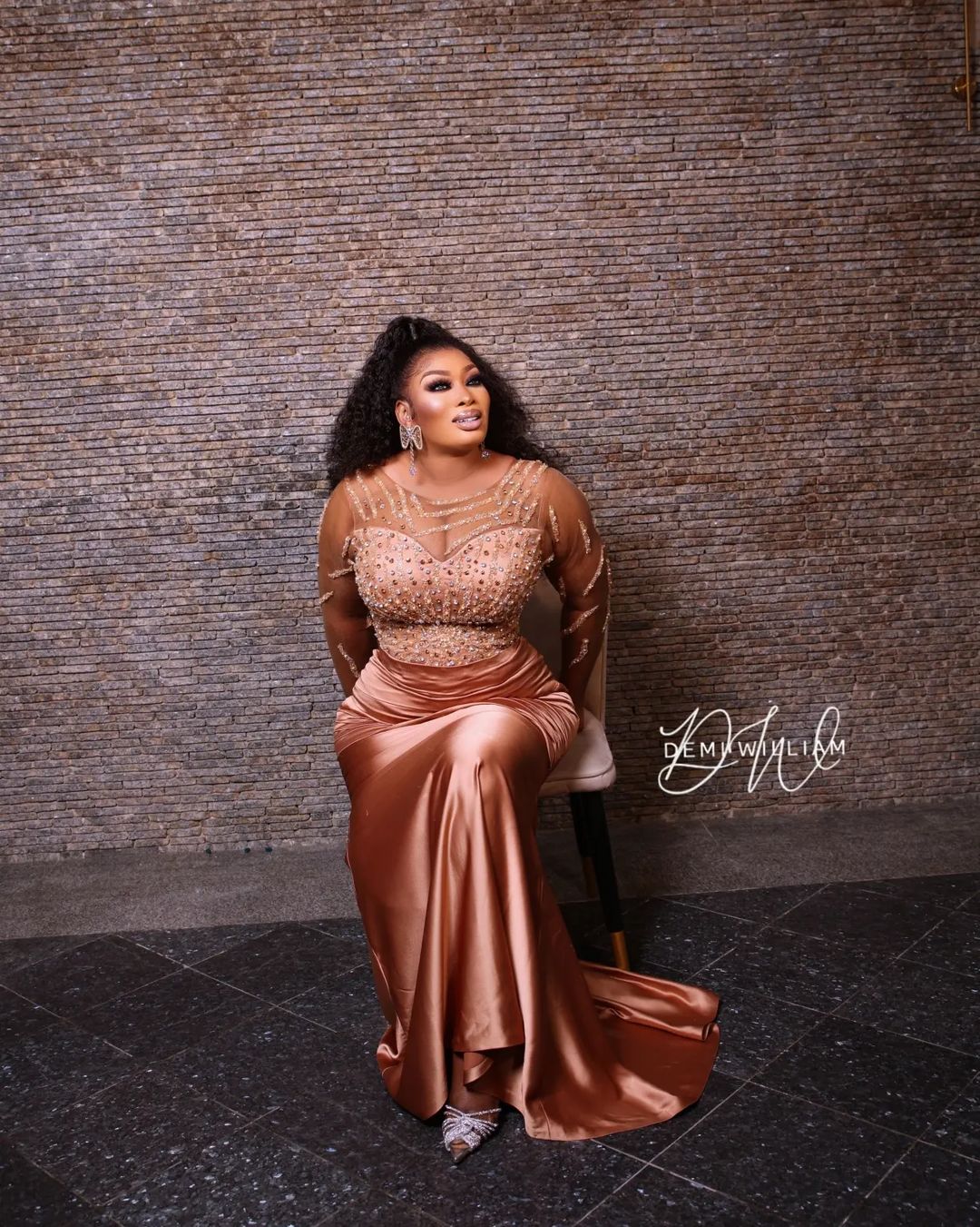 Arabic Aso Ebi Mermaid Gold Prom Dresses Beaded Crystals Sexy Evening Formal Party Second Reception Birthday Engagement Gowns Dress ZJ708