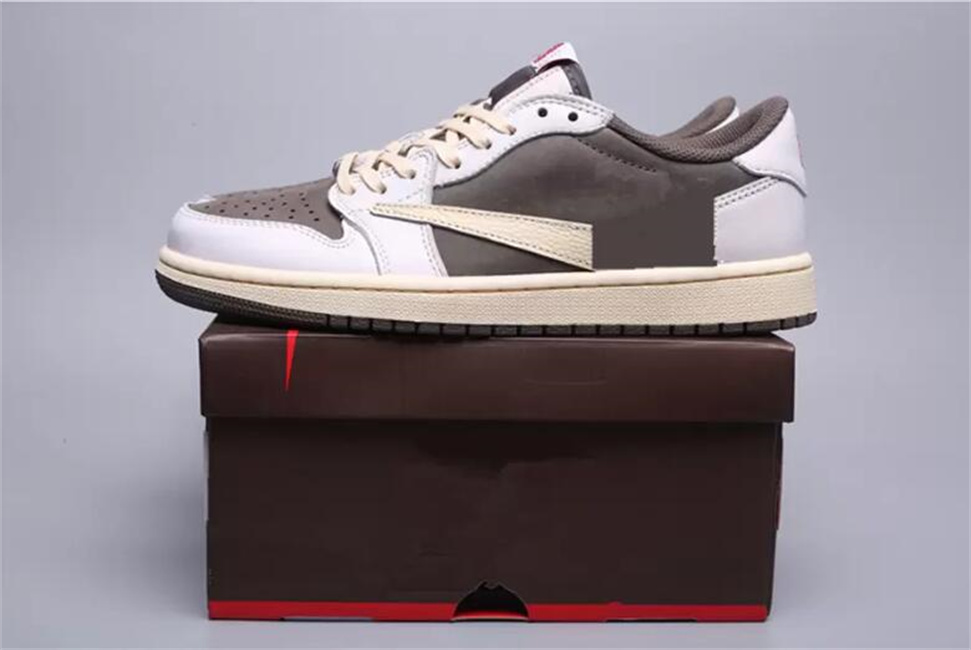 Release Travis Scotts 1S Low OG TS SP 1 Mens Basketball Shoes Color White Brown Beige Khaki University Outdoor Sneakers CD4487-100 With Original Box, C33
Release Travis Scotts 1S Low OG TS SP 1 Mens Basketball Shoes Color White Brown Beige Khaki University Outdoor Sneakers CD4487-100 With Original Box, C33