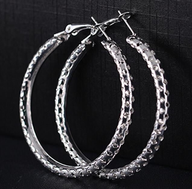 925 sterling silver Ear hoop earrings hyperbole big Ear ring mix 9 style 9pairs/lot fashion Jewelry