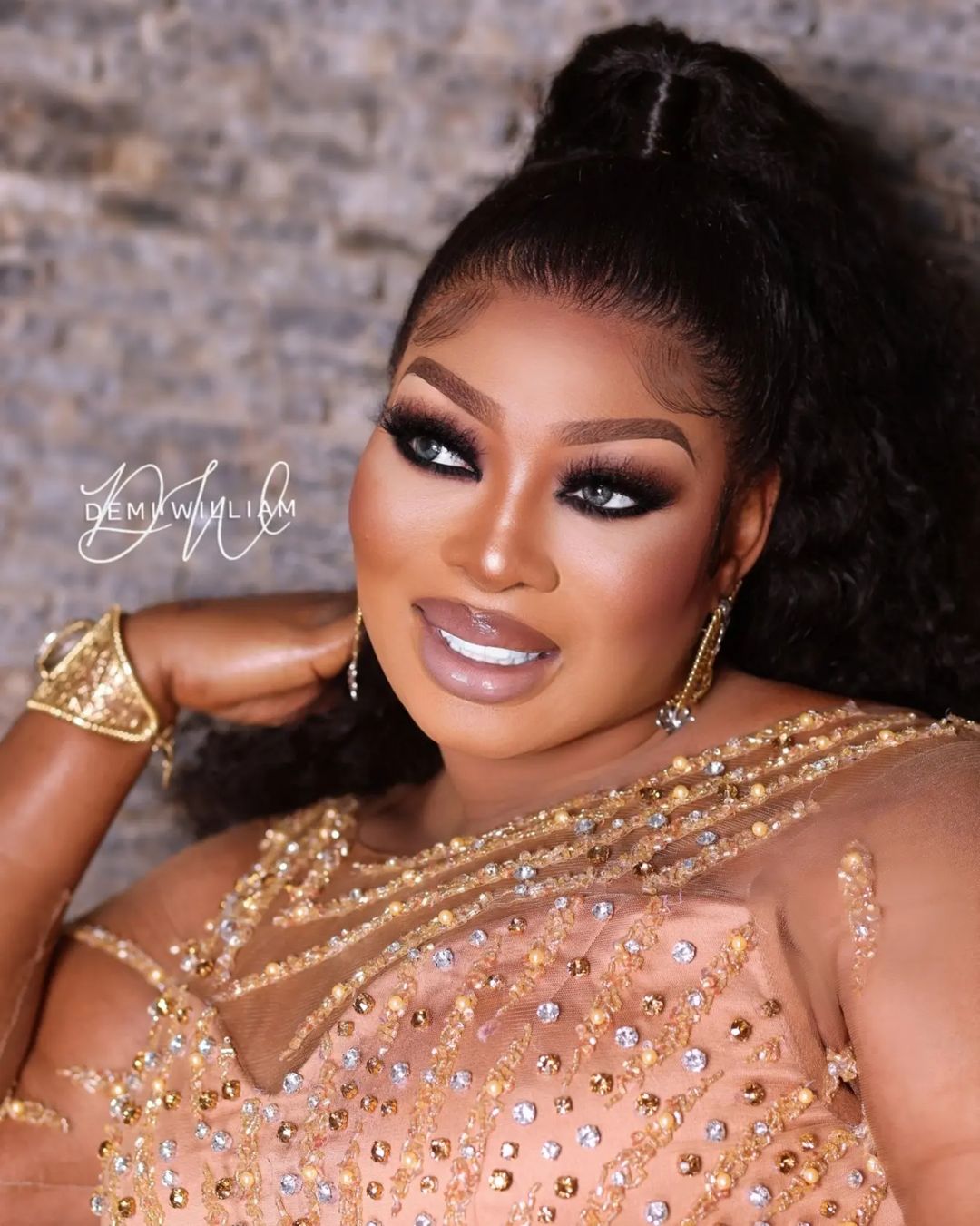 Arabic Aso Ebi Mermaid Gold Prom Dresses Beaded Crystals Sexy Evening Formal Party Second Reception Birthday Engagement Gowns Dress ZJ708