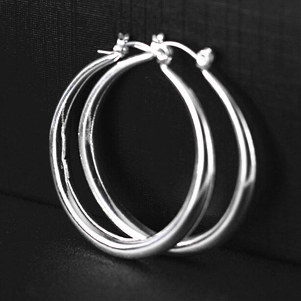 925 sterling silver Ear hoop earrings hyperbole big Ear ring mix 9 style 9pairs/lot fashion Jewelry