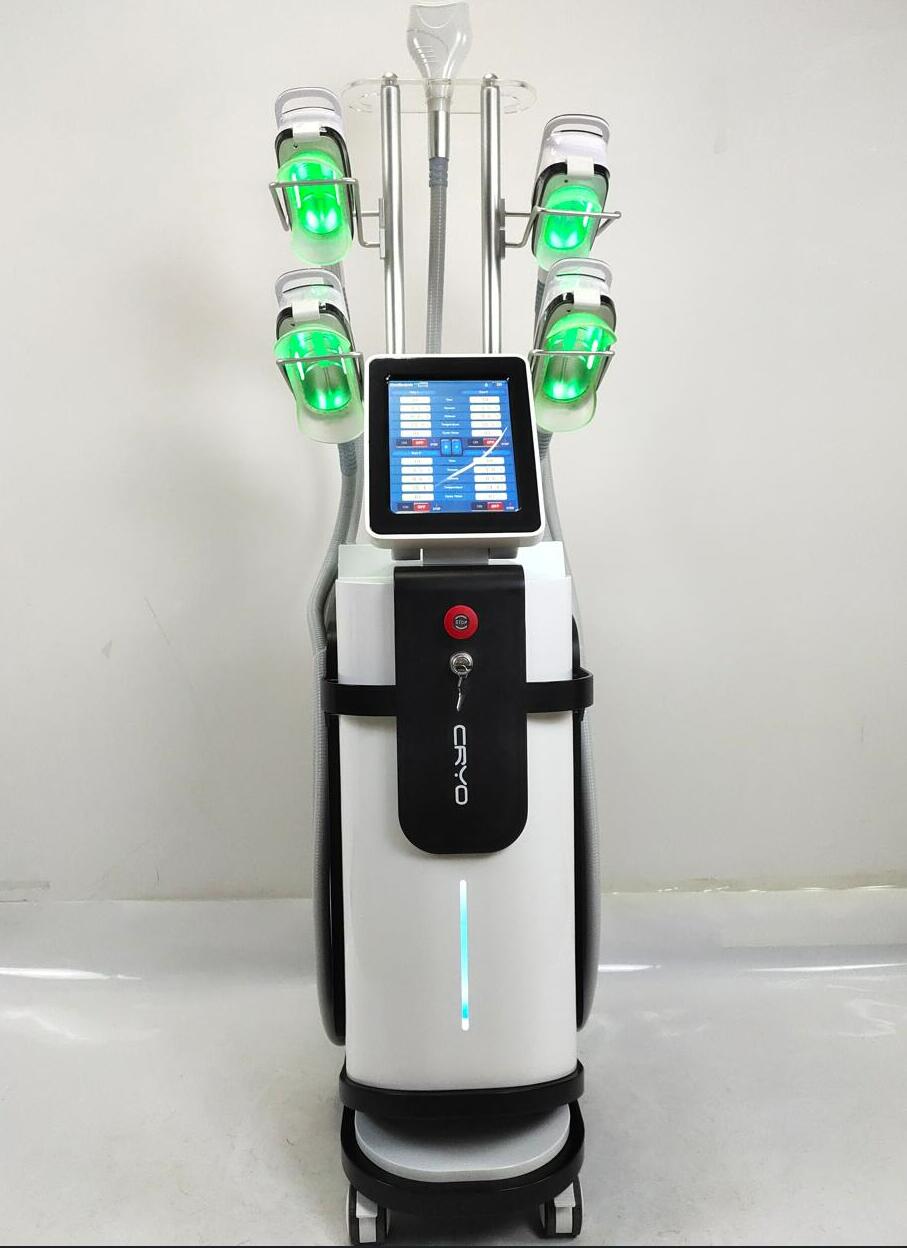 SPA use slimming Machine 5 Handles 360 Cryo fat freeze with 80k Ultrasonic Cavitation Tripolar Radio frequency Cryolipolysis Fat Vacuum beauty equipme