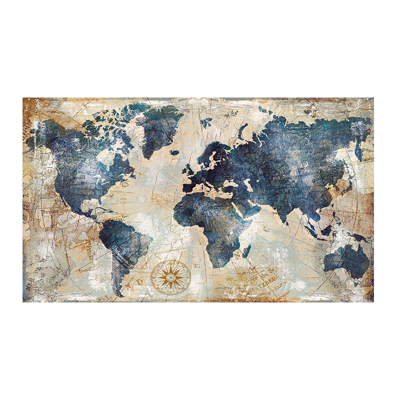 Painting 70x120cm Vintage Watercolor World Map Canvas Painting Posters and Prints Wall Picture for Living Room Decor
Painting 70x120cm Vintage Watercolor World Map Canvas Painting Posters and Prints Wall Picture for Living Room Decor