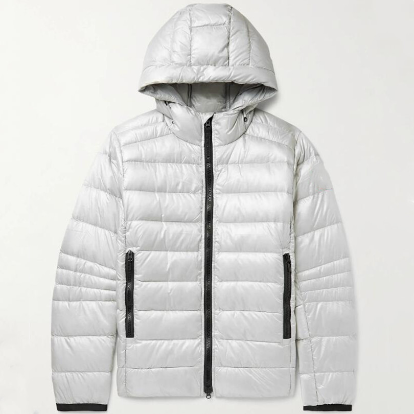 Men Crofton Down Jacket Designer Padded Coat Recycled Nylon-Ripstop Hooded Zip Woven Patch
Men Crofton Down Jacket Designer Padded Coat Recycled Nylon-Ripstop Hooded Zip Woven Patch