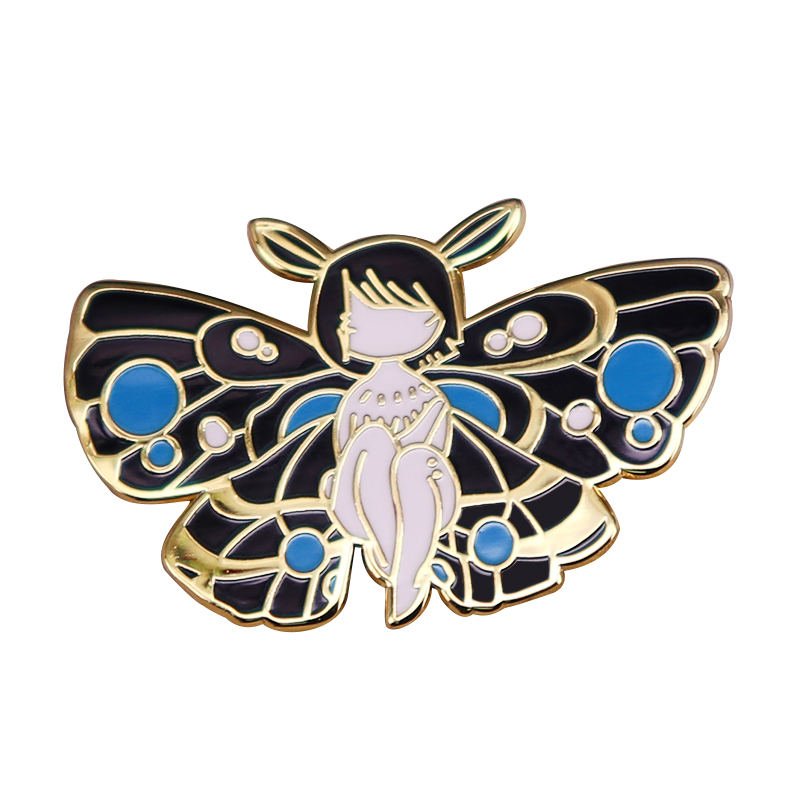 Other Fashion Accessories Luna Moth Girl Enamel Pin Monster Girls Series Cute Butterfly Elf Brooch Badge Jewelry Accessories
Other Fashion Accessories Luna Moth Girl Enamel Pin Monster Girls Series Cute Butterfly Elf Brooch Badge Jewelry Accessories