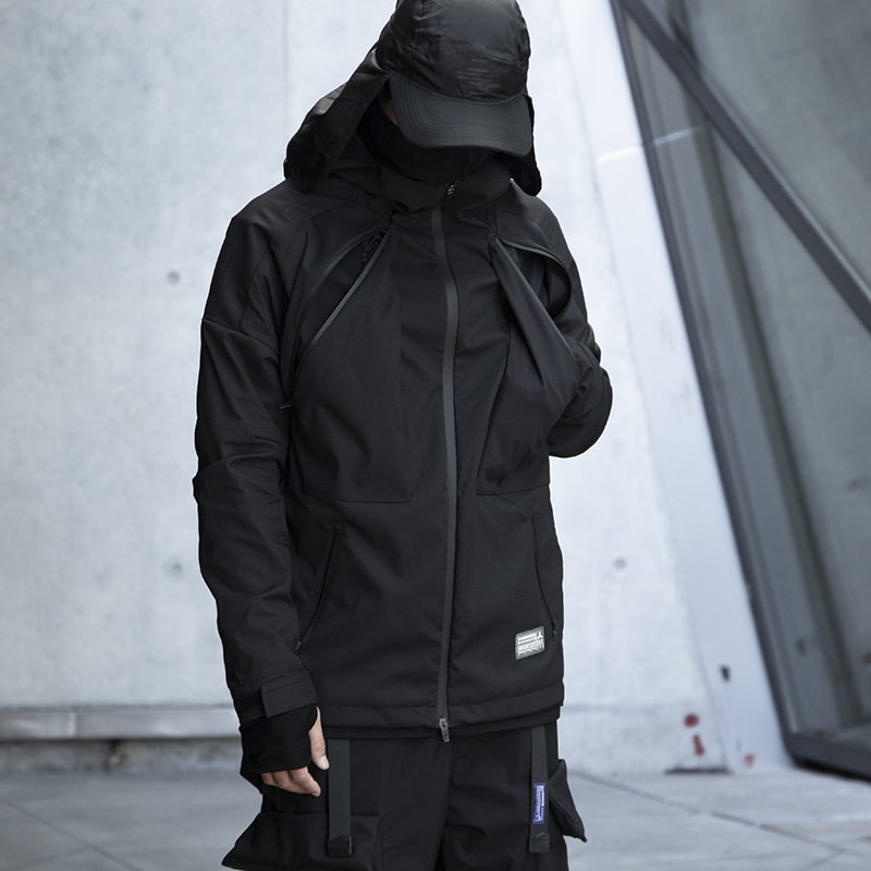 Men's Jackets WHRS Functional jacket water resistant techwear ninjawear streetwear japanese style 220912