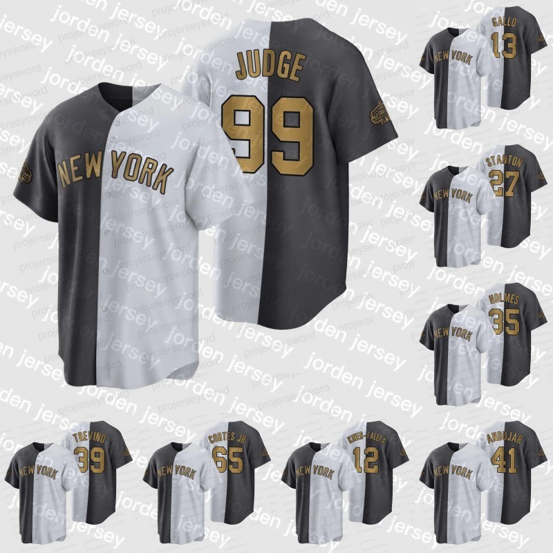 New Yorks Tees Yankees NEW Baseball Jerseys 2023 All-Star Game Split Jersey Giancarlo Stanton Nestor Cortes Jr. Aaron Judge Matt Carpenter Josh Donaldson Aaron Hic, 65 nestor cortes jr.
New Yorks Tees Yankees NEW Baseball Jerseys 2023 All-Star Game Split Jersey Giancarlo Stanton Nestor Cortes Jr. Aaron Judge Matt Carpenter Josh Donaldson Aaron Hic, 65 nestor cortes jr.