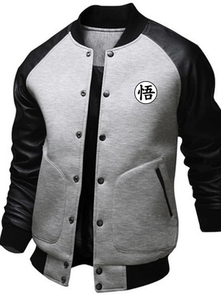 Men's Jackets ZOGAA Marca Ropa Deportiva Anime Z Tops Chaqueta Abrigo Chaqueta Fresca Cuello De Retales Casual Slim Fit Chaquetas Harajuku 220912