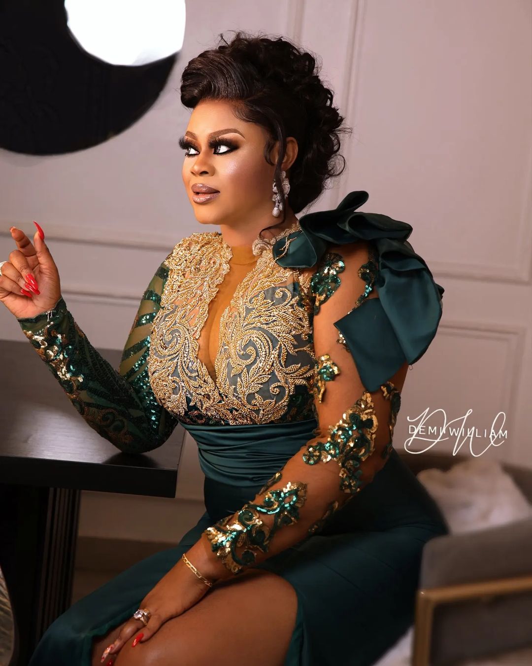 Aso Arabic Ebi Urious Mermaid Prom Dresses Lace Beaded Evening Formal Party Second Reception Birthday Engagement Gowns Dress ZJ 6660306