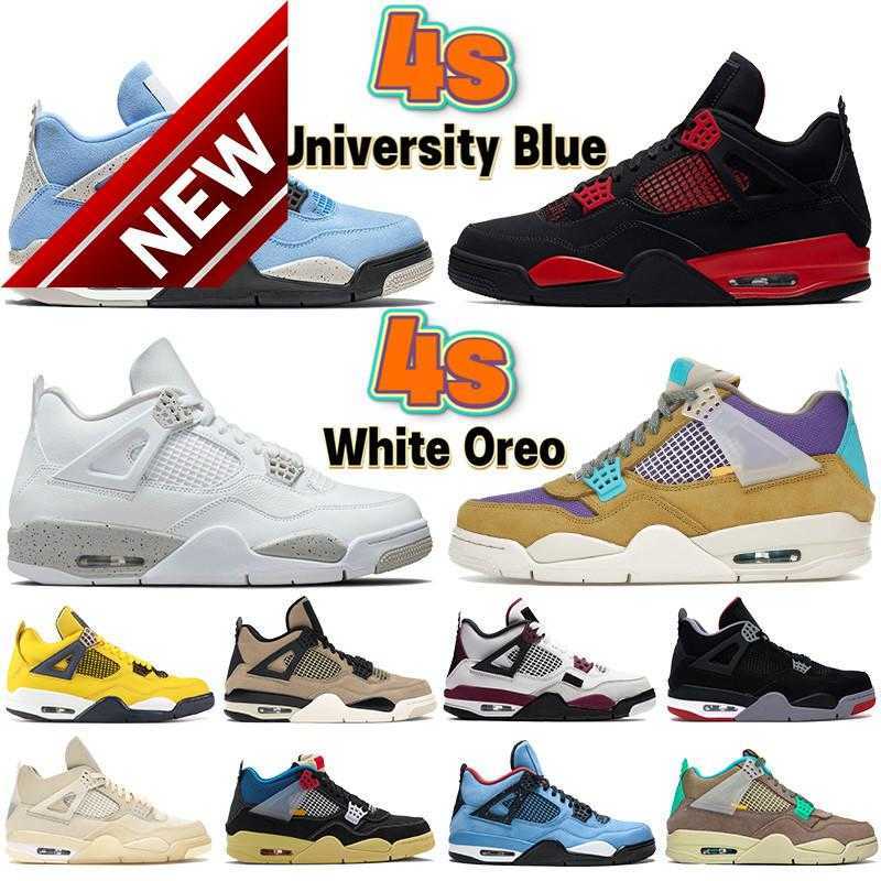 Running Shoes Basketball Shoes Newest 4 4s University Blue White Oreo Shimmer Red Thunder Metallic Purple Taupe Haze Black Cat Bred Men Women Sneakers U6AH 27DH, 14 bred
Running Shoes Basketball Shoes Newest 4 4s University Blue White Oreo Shimmer Red Thunder Metallic Purple Taupe Haze Black Cat Bred Men Women Sneakers U6AH 27DH, 14 bred