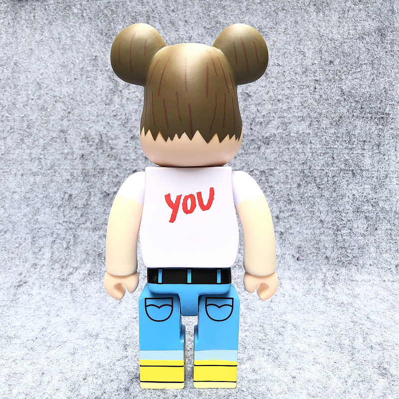 New 400% Bearbrick Action & Toy Figures 28cm Javier Calleja Big Eye Limited Collection Fashion Accessories Medicom Toys