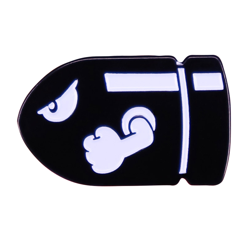 Other Fashion Accessories Cartoon Game Bulllet Enamel Pins Black Cannonball Brooch Lapel Pin Shirt Bag Badge Jewelry Gift for Friends
Other Fashion Accessories Cartoon Game Bulllet Enamel Pins Black Cannonball Brooch Lapel Pin Shirt Bag Badge Jewelry Gift for Friends