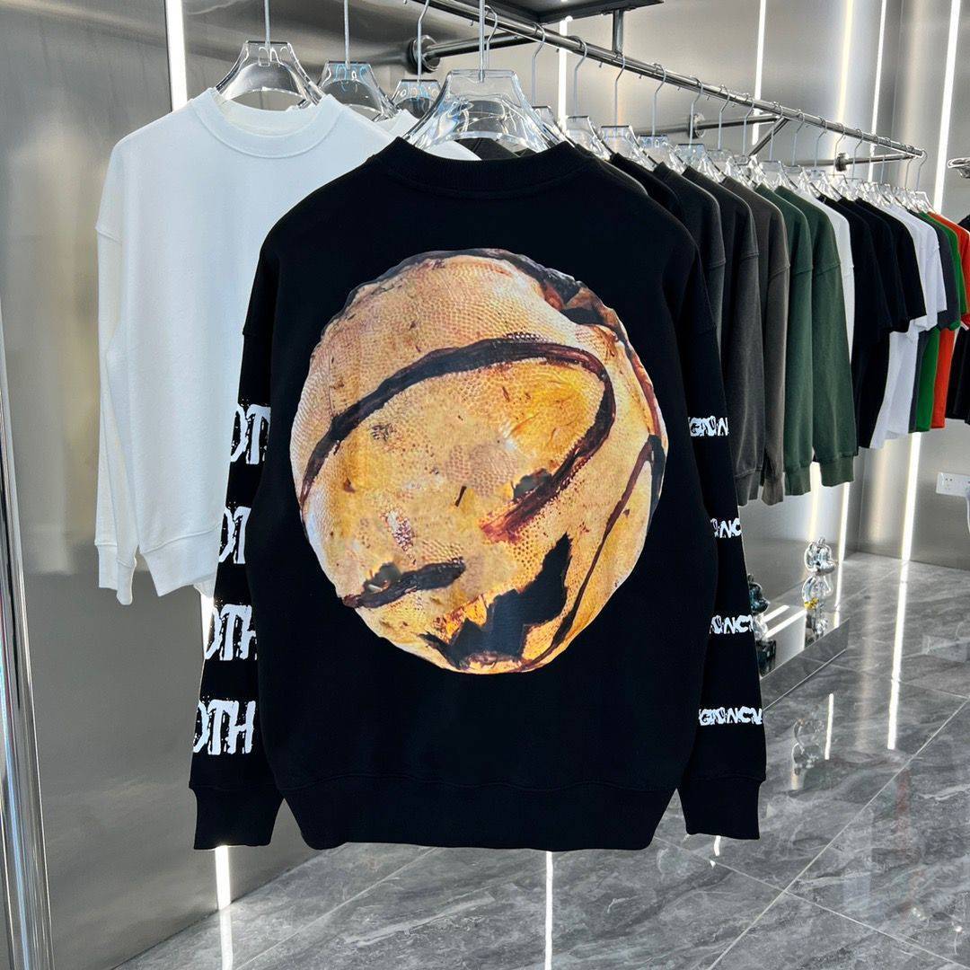 Designer Hoodie Luxury Pari New Pumpkin Spray Printing Round Neck Pullover Sweater Men' And Women' Loose Sweater, White
Designer Hoodie Luxury Pari New Pumpkin Spray Printing Round Neck Pullover Sweater Men' And Women' Loose Sweater, White
