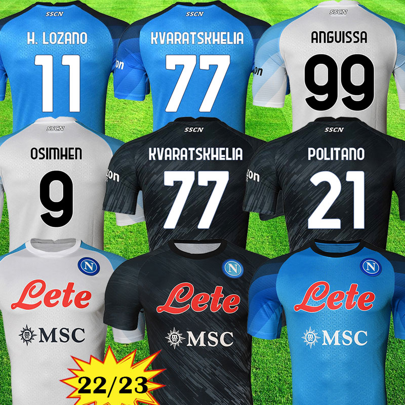 22 23 KVARATSKHELIA Napoli Soccer Jersey MARADONA Maglietta da calciatore OSIMHEN 2022 2023 SSC Naples Kits MERTENS POLITANO dark blue Football Shirt ANGUISSA kit, Cl home
22 23 KVARATSKHELIA Napoli Soccer Jersey MARADONA Maglietta da calciatore OSIMHEN 2022 2023 SSC Naples Kits MERTENS POLITANO dark blue Football Shirt ANGUISSA kit, Cl home
