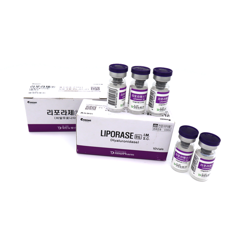 Beauty Items Buy wholesell Korea liporases hyaluronidases 1500iu 10 vial x 5ml Dissolve Fillers
Beauty Items Buy wholesell Korea liporases hyaluronidases 1500iu 10 vial x 5ml Dissolve Fillers