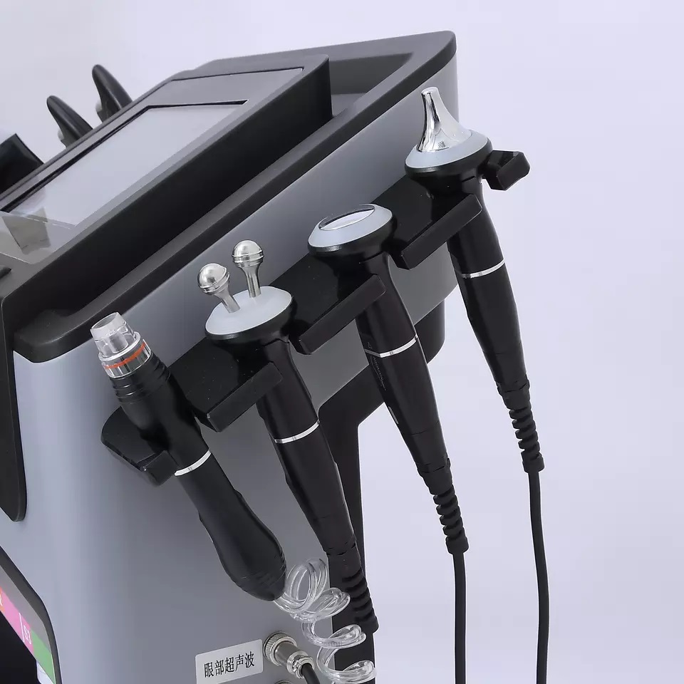 Multifunction 8-in-1 Facial Cleaning Machine for Skin Rejuvenation, Blackhead Removal, and Skin Whitening, Featuring Microdermabrasion for Beauty Trea