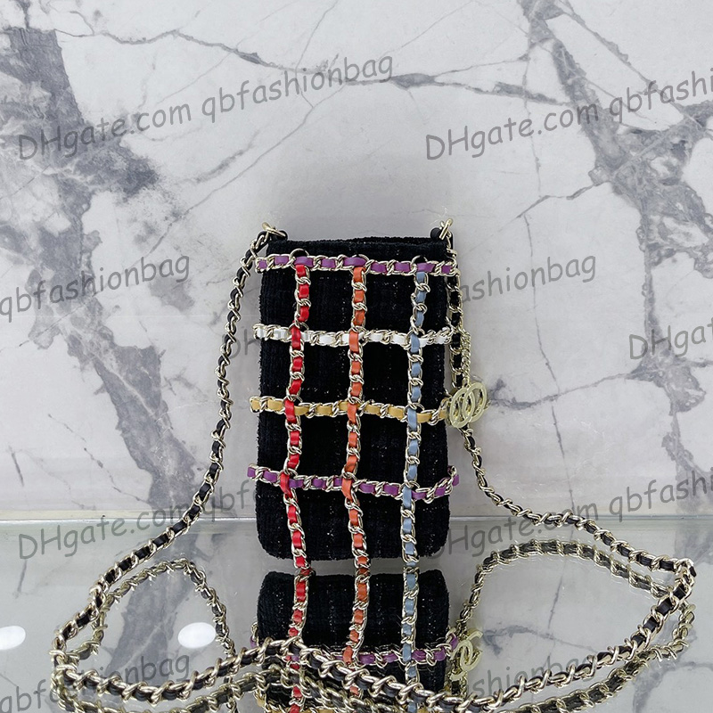 22A Womens Vintage Rainbow Chain Phone Holder Bags With Charms Gold Matelase Crossbody Shoulder Outdoor Sacoche Purse Large Capacity Designer Handbags 14X20CM, Box
22A Womens Vintage Rainbow Chain Phone Holder Bags With Charms Gold Matelase Crossbody Shoulder Outdoor Sacoche Purse Large Capacity Designer Handbags 14X20CM, Box