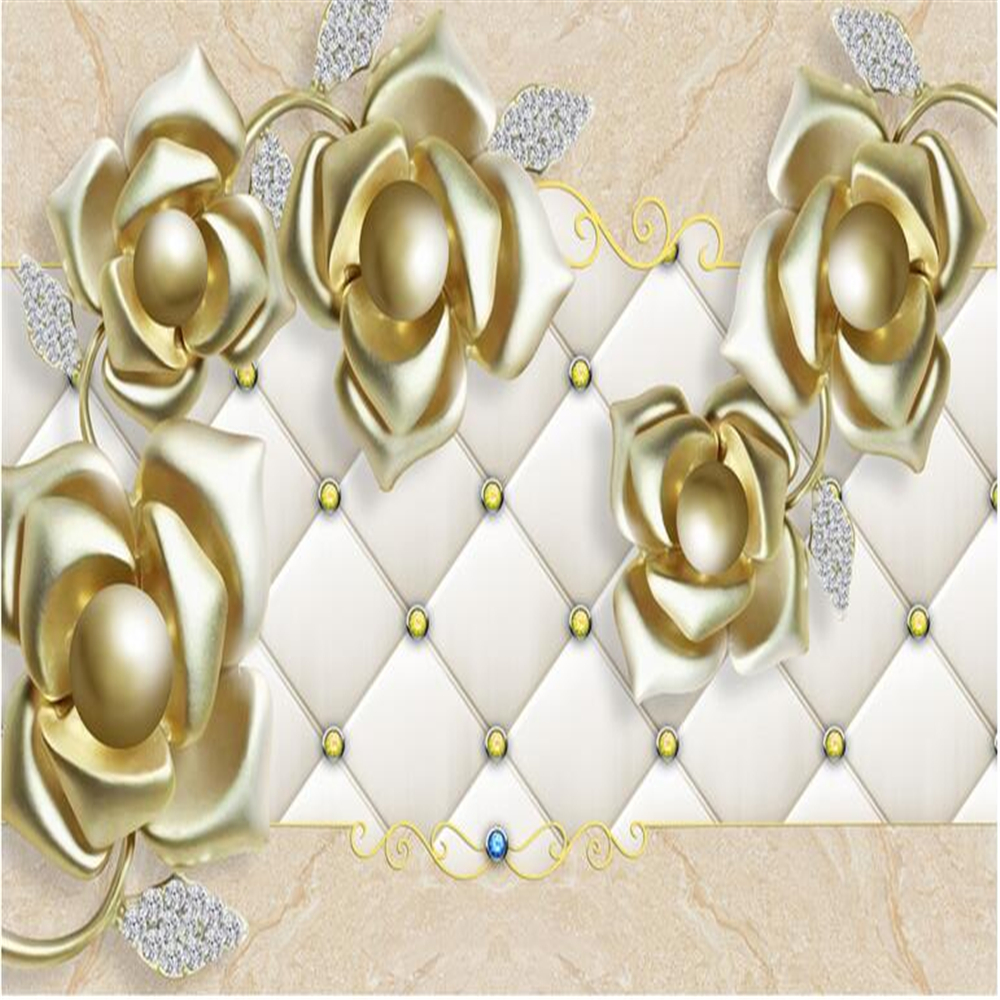 3d wallpaper 3D Stereo Golden Pearl Flower Jewelry Background Wall Customized Large Mural, Gold
3d wallpaper 3D Stereo Golden Pearl Flower Jewelry Background Wall Customized Large Mural, Gold