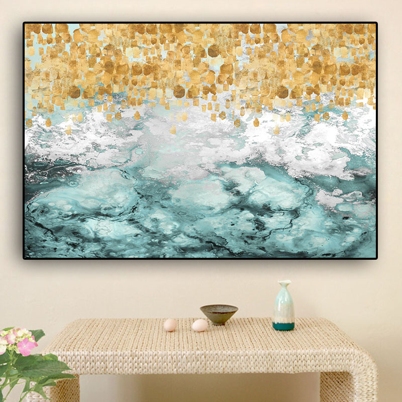 Canvas Painting Blue Wave Gold Abstract Landscap Oil Painting on Canvas Posters and Prints Nordic Wall Art Picture for Living Room Cuadros Decor
Canvas Painting Blue Wave Gold Abstract Landscap Oil Painting on Canvas Posters and Prints Nordic Wall Art Picture for Living Room Cuadros Decor
