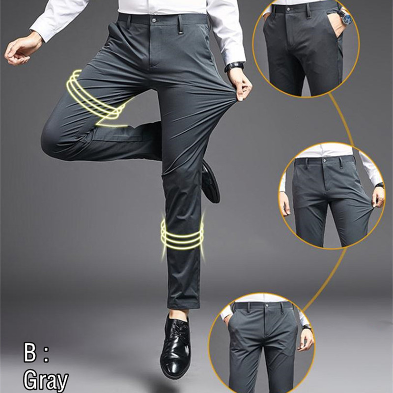 Golf Pants Trousers Quick Drying Ultra Thin Ice Silk Elastic Slim Youth Men City Walking Soft Leisure Sports Wear Big Size 220912
