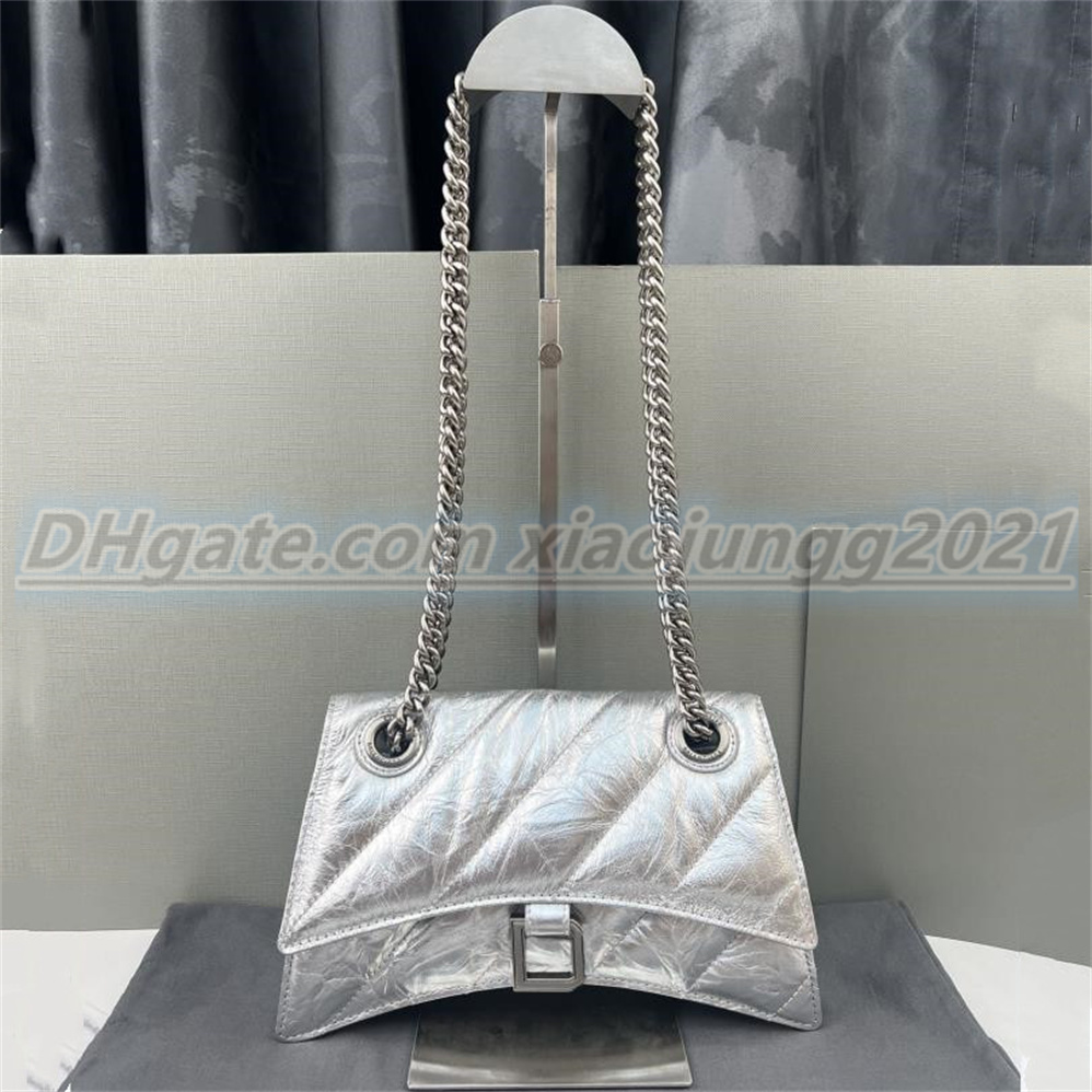 High Genuine Leather Luxury Designer crossbody Bags Shoulder tote bag handbag Purses fashion Womens Messenger Pochette cowhide Clutch chain lady purses, Silver
High Genuine Leather Luxury Designer crossbody Bags Shoulder tote bag handbag Purses fashion Womens Messenger Pochette cowhide Clutch chain lady purses, Silver
