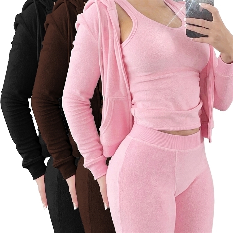 Womens Two Piece Pants Autumn And Winter Sportsuit Tracksuit Two Piece Set Shirt Crop Tank Top Long Pants Streetwear Clothes For Women Outfit 220909, Black
Womens Two Piece Pants Autumn And Winter Sportsuit Tracksuit Two Piece Set Shirt Crop Tank Top Long Pants Streetwear Clothes For Women Outfit 220909, Black
