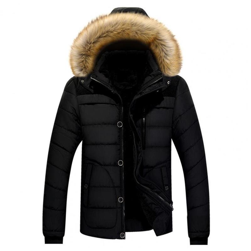 Men's Down Parkas Winter Down Coat Men Parkas Thick Hooded Padded Jacket Men Detachable Hat Puffer Jacket erkek mont 220909