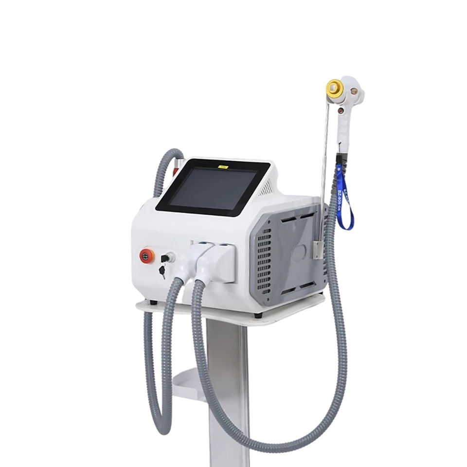 Salon 808 Diode Laser Hair Removal Machine Semiconductor Lazer Picosecond Tattoo Removal Q-switch Nd Yag Skin Rejuvenation Black Doll Treatment 808nm